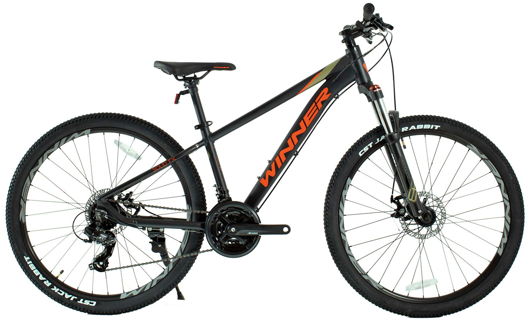 Велосипед Winner SOLID FX 3x7 26" размер XS рама 14 2022 black
